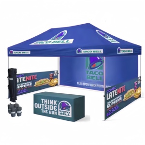 Outdoor Event Aluminum <strong>Tent</strong> With Logo Trade Show Promotion 3x3 Vendor Pop Up Advertising <strong>Custom</strong> Print <strong>10x10</strong> <strong>Canopy</strong> <strong>Tent</strong>
