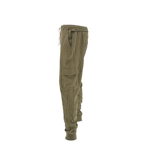 กางเกงลำลองทรงหลวมมีกระเป๋าสำหรับผู้ชายกางเกงฮาเร็มแบบมีเชือกรูดสำหรับใส่ทำงาน - Product Image 5