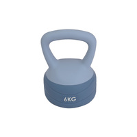 Kettlebell VANBO classique moderne pour la gym, poids libre recouvert de caoutchouc, noyau en PVC solide, entraînement de force, utilisation en studio de fitness