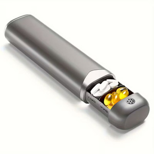 FOCUS Nouveau Organisateur de Pilules Hebdomadaire Classique en Alliage d'Aluminium de Haute Qualité avec Logo Personnalisé, Sans BPA, pour Voyage et <span class=keywords><strong>Promotion</strong></span> - Product Image 3