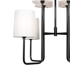 Lámpara de techo geométrica nórdica única de metal, moderna, de latón y tela, para sala de estar, comedor y baño, a precio de fábrica. - Product Image 2