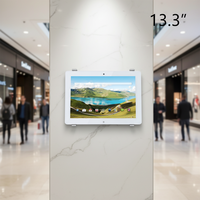 Tablette Android Intelligente CnHopestar 13,3 Pouces Murale pour Affichage Numérique, Écran LCD IPS 1920x1200, 4 Go + 16 Go, Publicité Commerciale