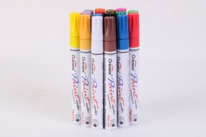 DecoArt 12PCS PM-521 Tableau Blanc Peinture Marqueur Stylo Valve-<span class=keywords><strong>Action</strong></span> Aluminium Baril avec <span class=keywords><strong>Encre</strong></span> Permanente - Product Image 4