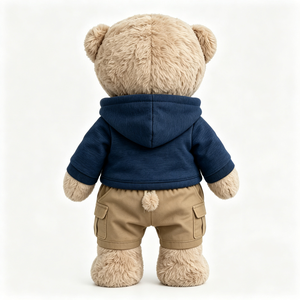 Orsacchiotto di Peluche Casual <span class=keywords><strong>con</strong></span> <span class=keywords><strong>Felpa</strong></span> <span class=keywords><strong>con</strong></span> Cappuccio, Giocattolo Morbido Personalizzato in Stile Casual - Product Image 5