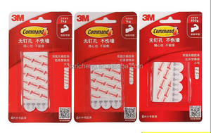 Strisce di ricambio 3M 17020 Command piccole, medie e grandi, biadesive, per fissaggio a parete, strisce di ricambio. - Product Image 5