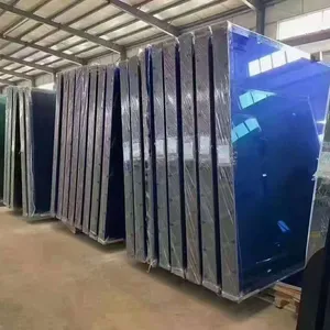 Dark Blue Reflective Glass China 4mm 5mm 6mm 8mm 10mm 12mm Tinted Reflective Glass Sheet Price Per Square Meter