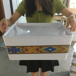 Ebena Rekebot Tilet Ceramic Porcelain Ethiopia Saba Ethiopian Coffee <strong>Set</strong> <strong>Tea</strong> <strong>Set</strong> With <strong>Plastic</strong> Table - Product Image 6