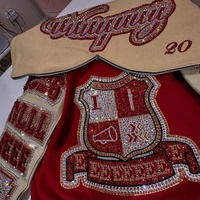 Maßgefertigte Chenille-Stickerei Logo Strass Streetwear Letterman Winter Varsity Mäntel Baseball Bomber Varsity Jacke für Herren