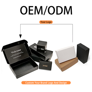 <span class=keywords><strong>Caja</strong></span> de Envío de Lujo Corrugada con Cierre Zip para Ropa Interior, Camisetas y Prendas de Vestir, Ideal para Regalos y Embalaje - Product Image 4