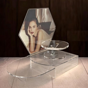 Espositore personalizzato per cosmetici in acrilico espositore per trucco moda - Product Image 6