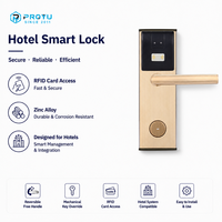Système de serrure de porte numérique intelligent avec lecteur de carte magnétique pour hôtel, logiciel gratuit PY-8011-2