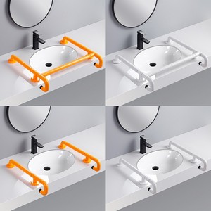 Zhuomao Washbasin <b>Grab</b> <b>Bars</b> Stainless Steel 200kg Load Capacity For Elderly And Disabled People Bathroom Safety Support - Product Image 4