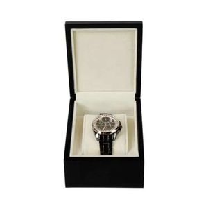 กล่องไม้ใส่และโชว์นาฬิกาอัตโนมัติสีดำเงาสูงแบบเป็นมิตรกับสิ่งแวดล้อม พร้อมโลโก้สั่งทำพิเศษ สำหรับเก็บและโชว์นาฬิกา - Product Image 6