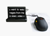 Mouse magnifier, electronic magnifier, digital magnifier connects to TV, PC
