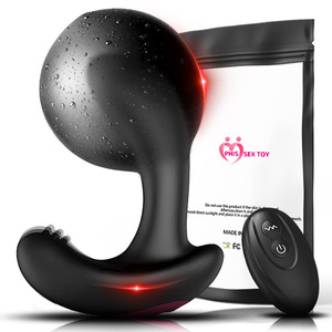 Masajeador de Próstata Juguetes Anales para Hombres con Control Remoto <span class=keywords><strong>Dilatador</strong></span> <span class=keywords><strong>Anal</strong></span> Vibrador Inflable Automático de Silicona - Product Image 1