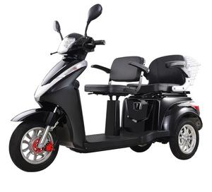 Scooter de mobilité électrique intelligent 2 places Rickshaw Scooter Heavy Duty 1000W 60V Moteur ouvert Type de corps pour adultes - Product Image 2
