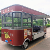 Vente de rue électrique, chariot à hot-dogs, camion à glaces, bar à jus, restaurant mobile, bus alimentaire entièrement équipé