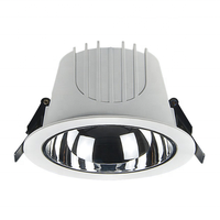 RONSE IP44 COB 10w 20w 28w 30w CRI90 3500k Blanc Chaud Anti-éblouissement Luminaire Encastré en Aluminium Hôtelier LED Downlight
