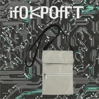 Étui de passeport à suspendre au cou, anti-RFID, ultra-léger, en nylon, avec blindage électromagnétique, pochette de sécurité antivol, meilleures ventes