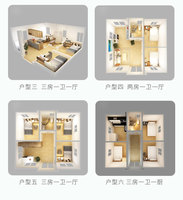Maison Conteneur Pliable Goodcheer pour Hôtels - Conception Modulaire Portable Entièrement Meublée Résistante aux Intempéries Montage Facile