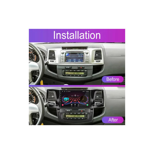 Radio de coche Android de 9 pulgadas para <span class=keywords><strong>Toyota</strong></span> <span class=keywords><strong>HILUX</strong></span> 2005-2014 estéreo de coche Autoradio Carplay Android Auto Hifi RDS REPRODUCTOR DE DVD de coche Wifi RDS - Product Image 6
