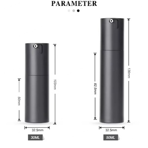 Cylinder 30ml 50ml Airless <b>Plastic</b> Emulsion Lotion <b>Bottles</b> Matte Body Colorful Packaging Skin Care <b>Empty</b> <b>Bottle</b> - Product Image 3