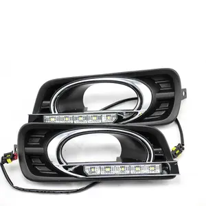 12v Voltage And Fog Light For Honda City Flexible Led Drl Led Daytime Running Light 2012 - 2014