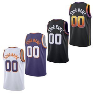 Maillots de basket personnalisés pour hommes avec n'importe quel nom, brodés, uniformes de jeunesse, vêtements de sport avec logos thermocollés - Product Image 1