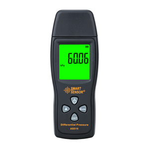 AS510 มาโนมิเตอร์แบบดิจิตอลสำหรับวัดความดันอากาศแบบดิฟเฟอเรนเชียล 100 HPa และ 45.15 - Product Image 1
