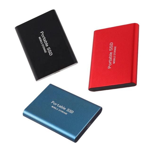 Custom logo Portable SSD 16T 8TB 4TB 2TB 5TB 32TB 1TB External SSD USB3.1 Blue Red Black Silver Mobile SSD Solid Disk