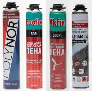 Oem phun dính Polyurethane bọt đầy màu sắc mạnh mẽ PU Sealant cho xây dựng