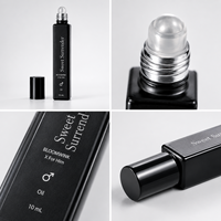 Huile de parfum aux phéromones au vétiver fumé 10 ml en gros pour hommes, flacon roll-on personnalisé, fabricant