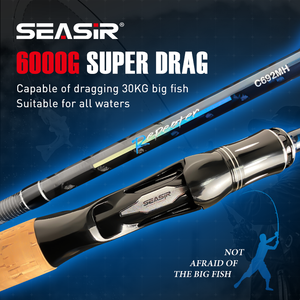 Seasir – canne à pêche Spinning en Fiber <span class=keywords><strong>de</strong></span> carbone à Double pointe, accessoire répéteur Fuji avec <span class=keywords><strong>anneau</strong></span> <span class=keywords><strong>de</strong></span> guidage <span class=keywords><strong>L</strong></span>/M/ML/MH, fabriqué en chine, nouveauté 2023 - Product Image 6