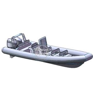 Rhib 860 Gommoni <span class=keywords><strong>Barca</strong></span> Da Pesca, Bote Inflable de Aluminio con Motor - Product Image 2
