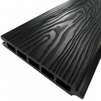 Kit de clôture de jardin en WPC imitation bois résistant au vent, poteaux en aluminium de 6 pieds, panneaux de clôture composites pour clôture extérieure d'intimité