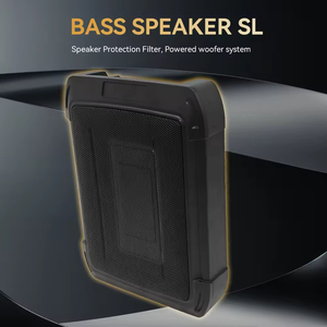 Podofo Nouveau - Subwoofer de voiture fin 8*12, subwoofer de voiture alimenté 12V, 100W, subwoofer sous le siège, audio automobile - Product Image 2