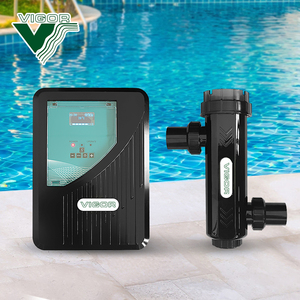 Système de production <span class=keywords><strong>automatique</strong></span> de chlore VIGOR NQ20 pour <span class=keywords><strong>piscine</strong></span> intérieure avec chlorinateur au sel, <span class=keywords><strong>niveau</strong></span> de sel minimum de 4000 PPM - Product Image 5