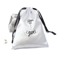 Sac en soie de haute qualité, emballage, sacs à poussière personnalisés, sac en Satin avec Logo