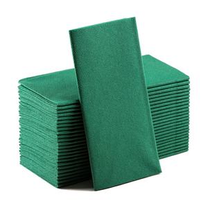 <span class=keywords><strong>Serviette</strong></span> <span class=keywords><strong>en</strong></span> <span class=keywords><strong>papier</strong></span> de couleur <span class=keywords><strong>vert</strong></span> foncé Arilaid <span class=keywords><strong>serviette</strong></span> à main pour Restaurant - Product Image 1