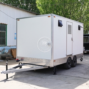 2 Station Container Luxury Outdoor Steel Bathroom Disabled Washroom Portable Restroom <b>Trailer</b> Mobile Camping Toilet - Product Image 6