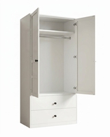 Armoire en acier à grande capacité, 2 portes et 2 tiroirs, sans odeur, fabrication directe d'usine, support OEM/ODM