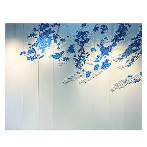 لوحة حائط رخامية من كلوريد البولي فينيل بنمط مخصص حديث للديكور الداخلي مع تثبيت معجون مقاوم للحريق بوظيفة مقاومة للماء - Product Image 3