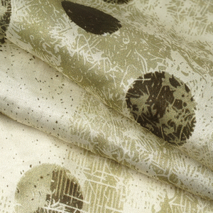 Promotion Tissu imprimé en rayonne, viscose, lin et satin, type satiné, pour vêtements - Product Image 6