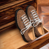 Chaussures en cuir de vachette pleine fleur anti-dérapantes pour le travail, l'escalade, le loisir et les affaires