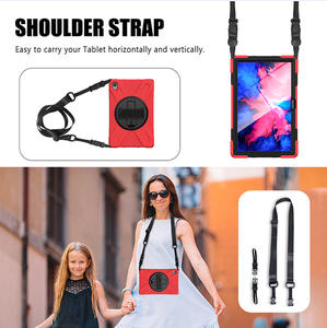 <span class=keywords><strong>Funda</strong></span> de silicona con soporte giratorio para tableta, correa de hombro, resistente, para niños, para <span class=keywords><strong>Lenovo</strong></span> <span class=keywords><strong>Tab</strong></span> <span class=keywords><strong>P11</strong></span> 2020 tb-j606f, a prueba de golpes, suave - Product Image 5