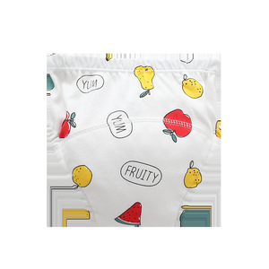 Sacs à couches lavables en coton imprimé Hunan pour bébés, respirants, avec protection anti-fuite, surface sèche, culottes d'apprentissage lavables pour bébés - Product Image 5