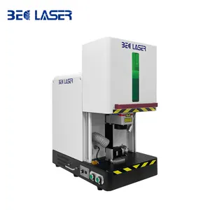 Gold Silver Brass Fiber Laser Making Machine Jewellery Engraving Machine With Motorized Z Axis And Ring Rotary