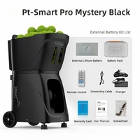 Machine à balles de tennis PT SMART PRO USA en stock, livraison gratuite, contrôle par application, lancer de balles de tennis Topspin Backspin