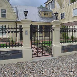 Vườn an ninh rèn sắt hàng rào trang trí ngoài trời thanh lịch - Product Image 3