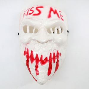 หน้ากากยางฮาโลวีนโจ๊กเกอร์คอสเพลย์ The Dark Knight WIG สยองขวัญตกแต่ง - Product Image 1